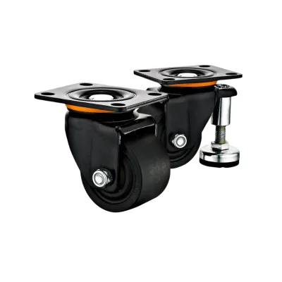 2.5/3 inch heavy load Japanese style with supporting foot cup caster universal wheel Heavy level adjustment wheel