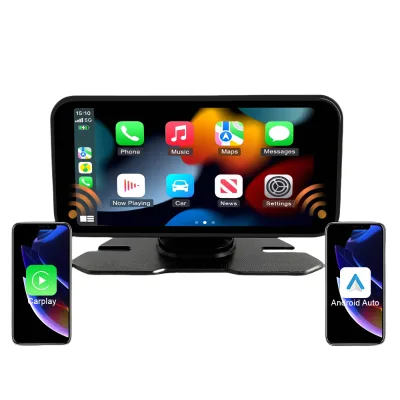 6 Inch IPS Screen Wireless Carplay Android Auto GPS Navigator Portable Car Radio Player Split Screen Reversing Video 1 Year