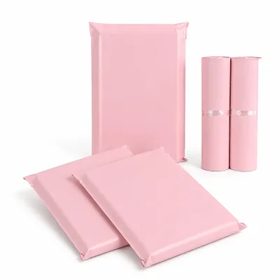 Custom Logo Eco-Friendly Recyclable for Clothing Bags Cream and Blue Waterproof Custom Size Package Mailing Bags