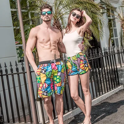Wholesale Beachwear Swimwear Beach Short Pants Couple Beach Shorts