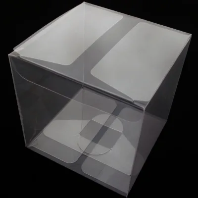 Custom Christmas Holiday Gift Decoration Product Packaging PET PVC Transparent Folding Boxes Round Tubes Various Shapes AndSizes