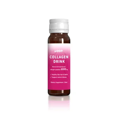 OEM Private Label 10000mg Liquid Beauty  Natural Marine White Collagen Drink Whitening Collagen Drink for for Skin Hair Nail
