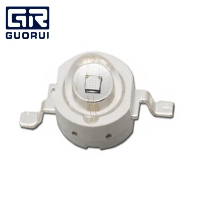 GUORUI Uv Led Diode 365/385/395/405nm UVA 405nm UV LED Diode 3W 500mA for Light Source Purple Ink Curing Printing