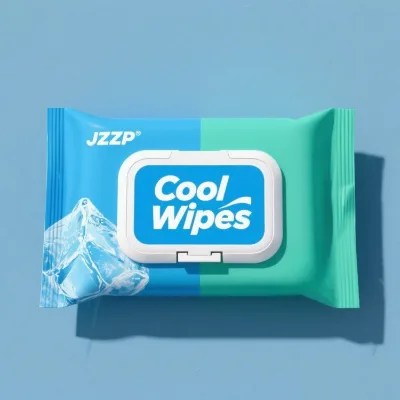 Disposable Non-Woven Cloth Cooling Sports Wet Wipes Quick Clean Gym Wet Wipes for Adults Eco-Friendly