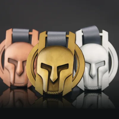 Customized Metal Die Casting Race Car Medal With Ribbon