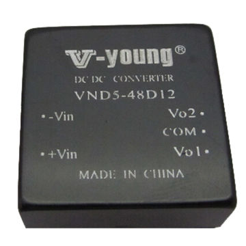 18-72V to +/-12V 5W dual output power supply modules with 5-year warranty