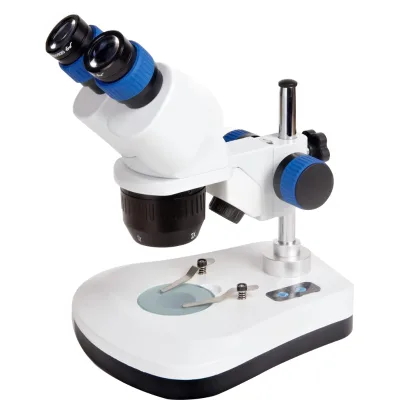 HST-3CA LED Illumination 2X 4X Rotatable 360° Stereo Microscope with Adjustable LED Light for Use in Schools and Laboratories