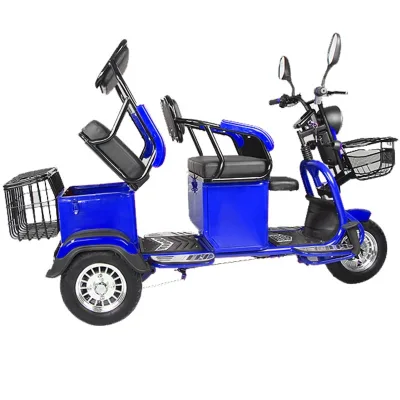 With Shock Absorption Electric Adult Scooter 3 Wheel Electric Tricycle Modern Style Electric Motorcycle Trike