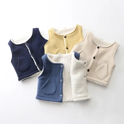 Hot Selling Popular Style kid clothes sweaters Double layer Knitwear baby boy cardigan Thick Child Blouse