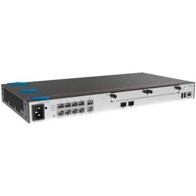 Netengine AR720 02354GBG-001 Enterprise Router 9-25Mpps 700 PCs 4GB 2x GE Combo 8x GE LAN 2x SIC Slots VPN Firewall 1U for SMB