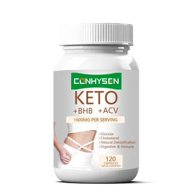 Private Label Keto+ACV+BHB Capsules with BHB & Apple Cider Vinegar for Weight Control Boost Energy Focus Fat Burner