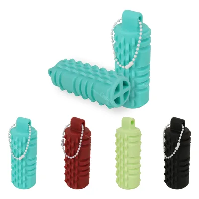 Customized Logo Grippie Stim Massage for Stress Reduction & Focus Portable Mini Roller Massage Keychain