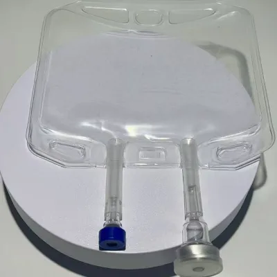 Factory Supply Empty Disposable PVC Transparent IV Set with Dual Stoppers 1000ml/3000ml/5000ml Medical Use Infusion IV Bags