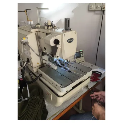 Secondhand Brother 9820 Electronic Eyelet Button Holer Sewing Machine Sewing Large Arm Pocket