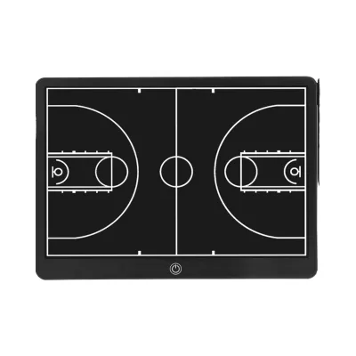 16-inch Basketball Coaching Board Portable Erasable Pro Strategy Training Teaching Competition Command Drawing Pad