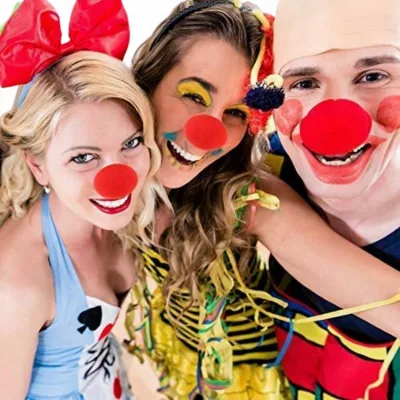 2022 Magic Red Ball Sponge Clown Nose Eco-friendly Latex-free Polyurethane for Make Party Wedding Christmas Halloween Costume