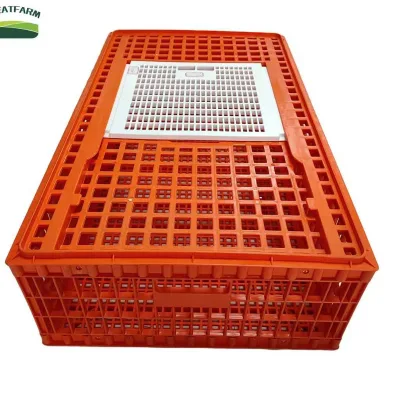 Hot Sale Poultry Plastic Chicken Collection Transport Cage Poultry Transport Cage for Pigeon Chicken Plastic Turnover Basket