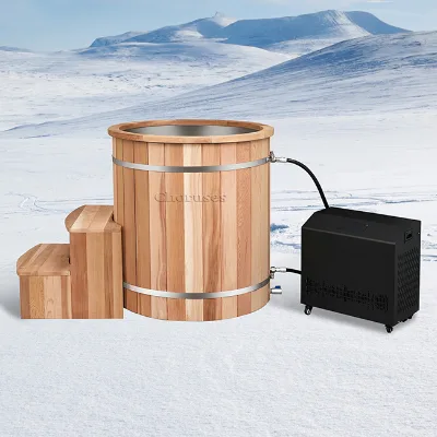 Factory Supply Stainless Steel Wooden Tub