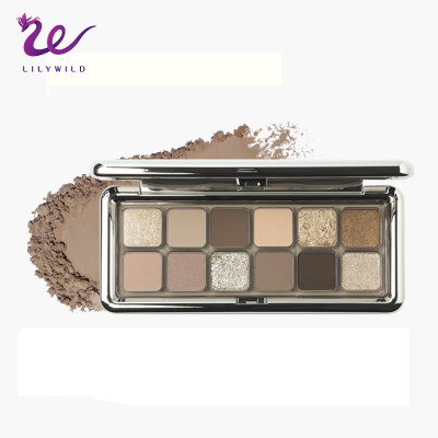 Customized Private Lab 12 Color Pigment Cosmetics Multicolor Eyeshadow Eye Shadows Cosmetic Eyeshadow
