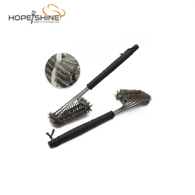 Factory Price BBQ Grill Cleaning Scraper Basting Brush Barbecue Cleaning Brush