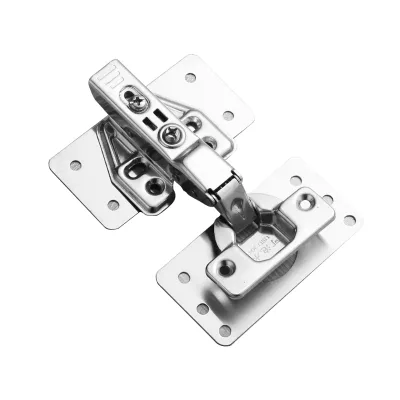2-Pack Stainless Steel Hinge Mounting Plate Versatile Furniture Repair for Kitchen Exterior Villa School Hospital Apartment