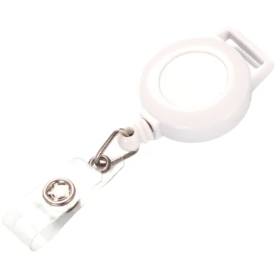 Global Top-seller Round Pattern Badge Reel Id Badge Reel Badge Clip Plastic Badge Holder Reel