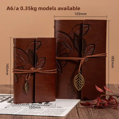 A6 Notebook Soft-Cover Loose-Leaf Planner Strap Cross-Border Creative Journal A7 Notepad Custom Logo Available Promotional Use