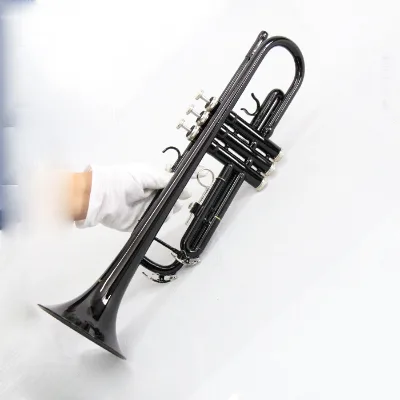 Unique Black Trumpet Good Price Brass Instruments Trumpet