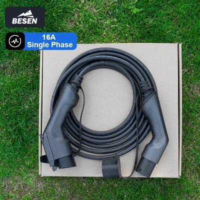 16A Type1 to Type2 Mode 3 EV Charging Cable for Honda Clarity