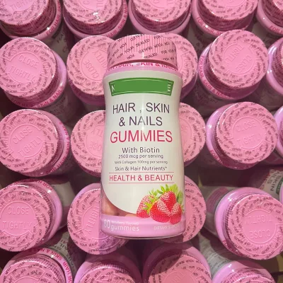 Healthcare Supplement Hair Growth Biotin Bear Vitamins Gummy Skin Nails Care Hair Gummies Vegetable Gummy Candy