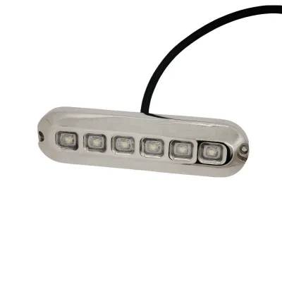 60W Yacht Transom Pool Dock IP68 RF Bluetooth Wireless Remote Control Color Changing Submersible Underwater LED Yacht Lights