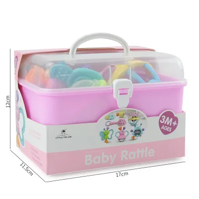 Baby Rattle Toy Set, Suitable for Infants Aged 0-12 Months.Enhance Early Sensory Development.Perfect As a Gift for Newborns