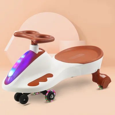 2024 New Kids Swing Car/ Child Ride on Plasma Car/2 in 1 Baby Ride on Twisting Wiggle Car