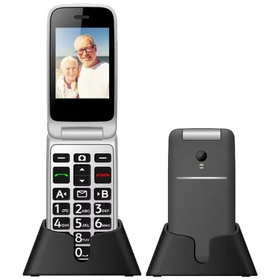 Factory Directly Wholesale 2.4inch 4G LTE Dual Sim Global Unlocked Senior Flip Cell Phone