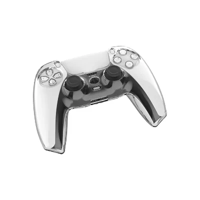 Clear Shell for PS5 Controller Transparent Crystal Protective Case Cover for PS5 PC Cover for Video Game Players
