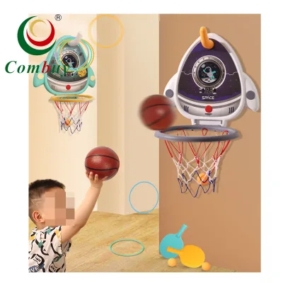 Scores Toss Game 4in1 Sport Hanging Mini Basketball Hoop Indoor