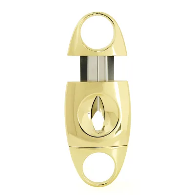 Creative Zinc Alloy Cigar Cutter Stainless Steel V-Cut Blade