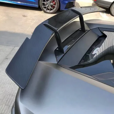Hot Sale N Style Dry Carbon Fiber Rear GT Wing Spoiler for Lamborghini Huracan EVO AWD RWD
