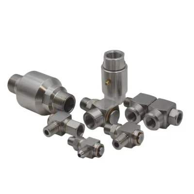 High Pressure Through Rotary Joint, 360° Continuous Rotation, Leak-Proof Industrial Rotary Connector