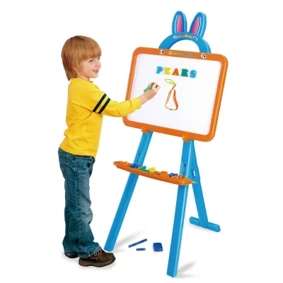 Double Side Drawing Board with Chalk Learning Board for Kids HN689246