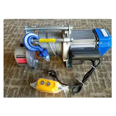 CD MD 240v 6m Double Speed Steel Wire Rope Electric Winch 500kg 1ton Capacity for Overhead Crane 220v Voltage