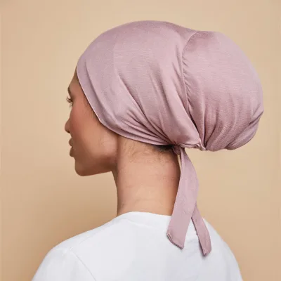 Euro-American Foreign Trade Girls' Soft Satin Chemotherapy Undercaps Hat Caps Modal Cotton Comfortable Sleep Cap