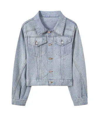 High Quality Customizable High-Waist Casual Jeans Women OEM Services Elastic Spandex/Cotton Denim Fabric Eco-Friendly Light Blue