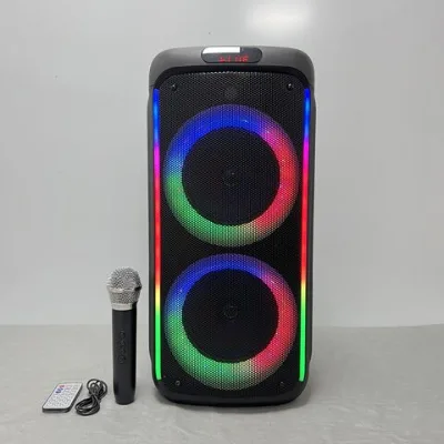 OEM outdoor bluetooth speaker with led lights
