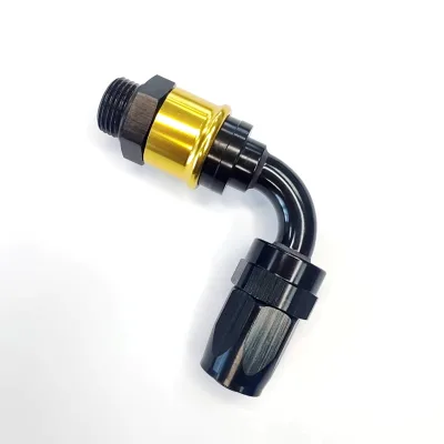 AN4 AN6 AN8 AN10 AN12 Reusable Swivel Hose Connection Components One-handed Tool-free Connection