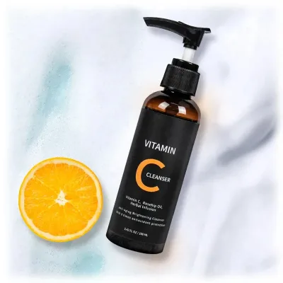 Private Label Skin Care Cleanser Cleansing Antioxidant Reduce Acne Aging Brightening Moisturizing Vitamin C Cleanser Face Wash