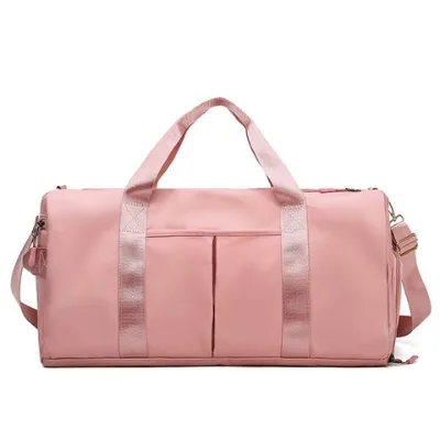 Gym bag yoga sport bags canvas gym duffel bags yoga bag with shoes pocket