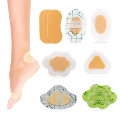 MediFootCare Gel Hydrocolloid Invisible Anti Abrasion Heel Patch Foot Patch Back Heel Sticker Foot Blister Patch HA00926