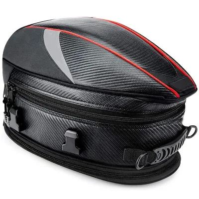 Waterproof Motorcycle Seat Bag Motor Tail Motorcycle Helmet Bag for Cycling