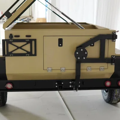 All-Terrain Camping Grill Trailer  Compact, Spacious & Perfect for Outdoor Cooking